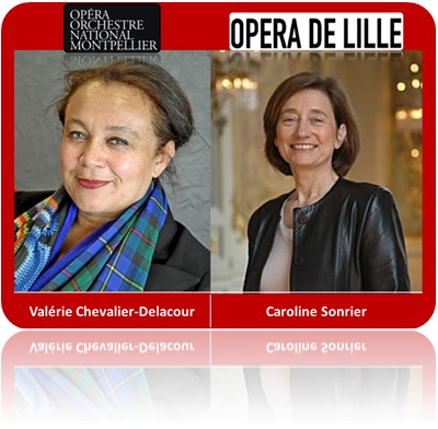 Caroline Sonrier & Valérie Chevalier-Delacour are the only women heading an opera house in France