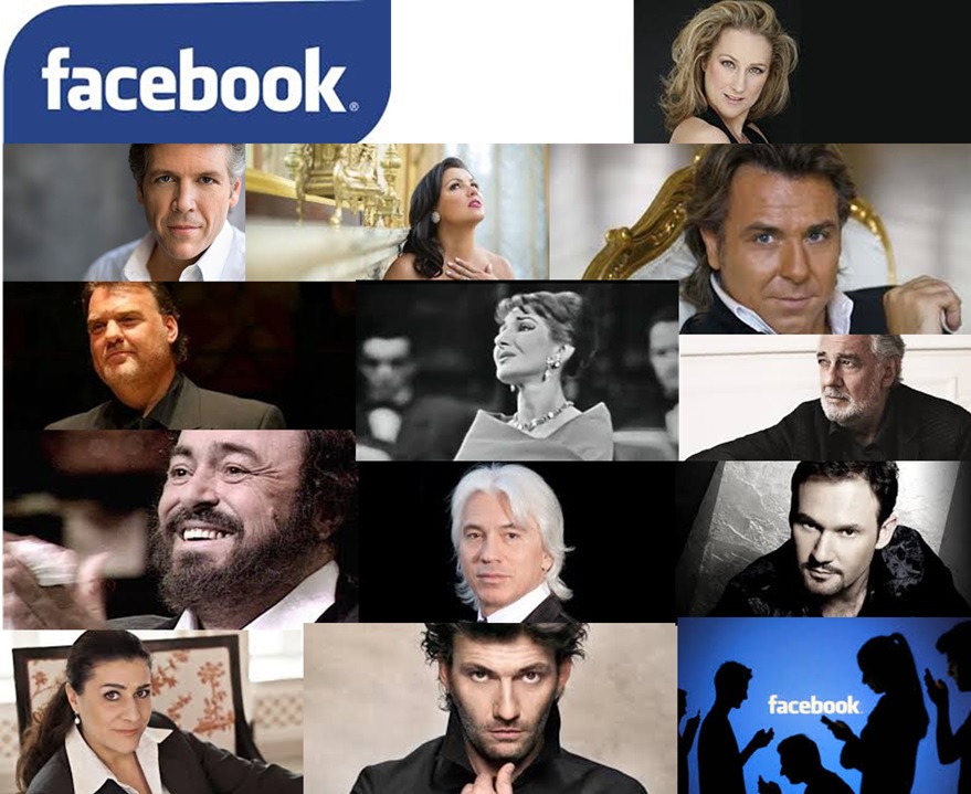 More and more opera singers on Facebook